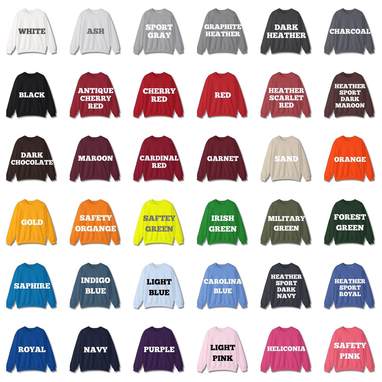 Adult Puff Sweatshirts