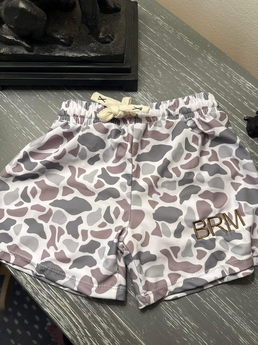 Camo Toddler Swim Trunks