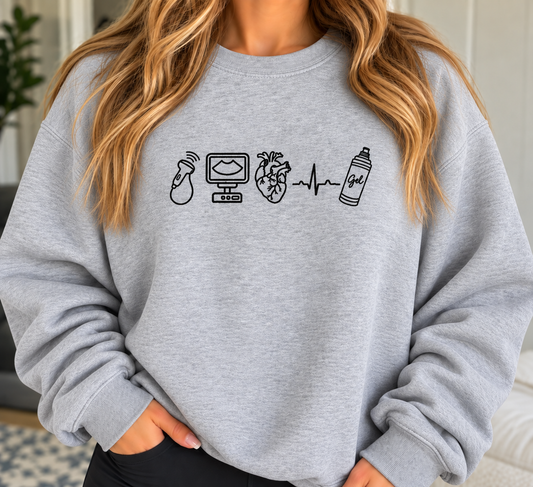 Cardiac Echo Sweatshirt