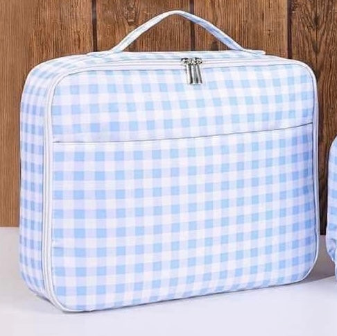 Large Gingham Lunchbox