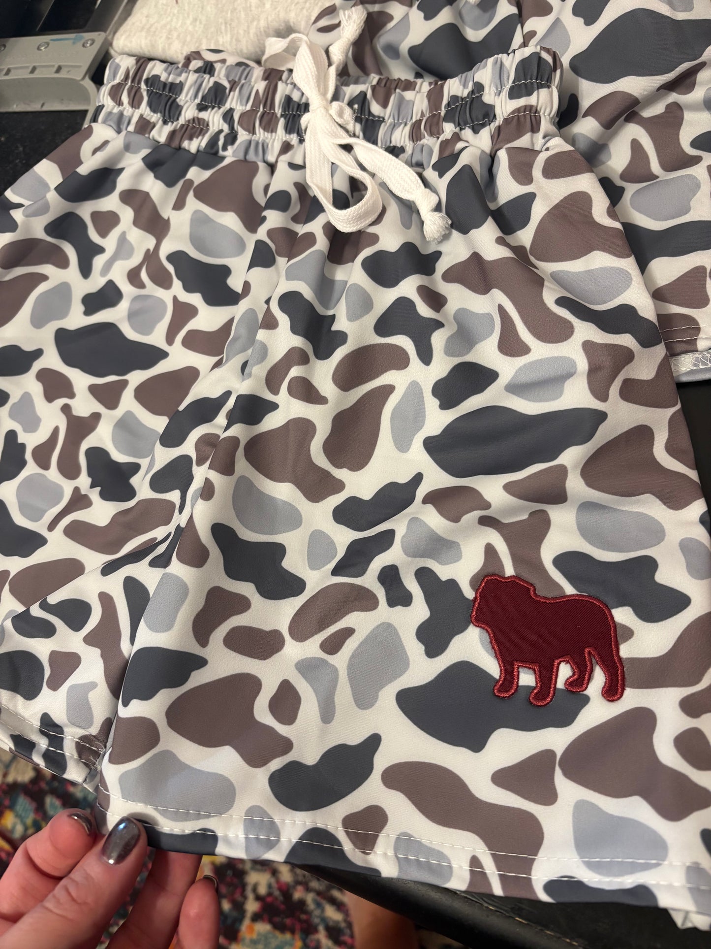 Camo Toddler Swim Trunks