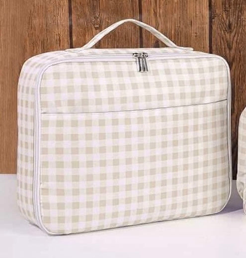 Large Gingham Lunchbox