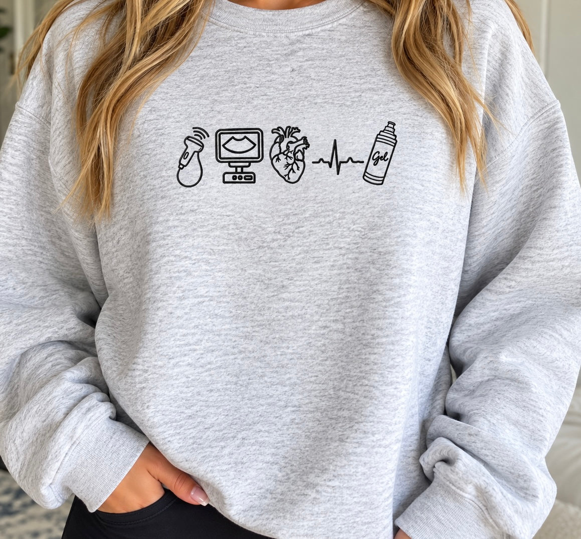 Cardiac Echo Sweatshirt
