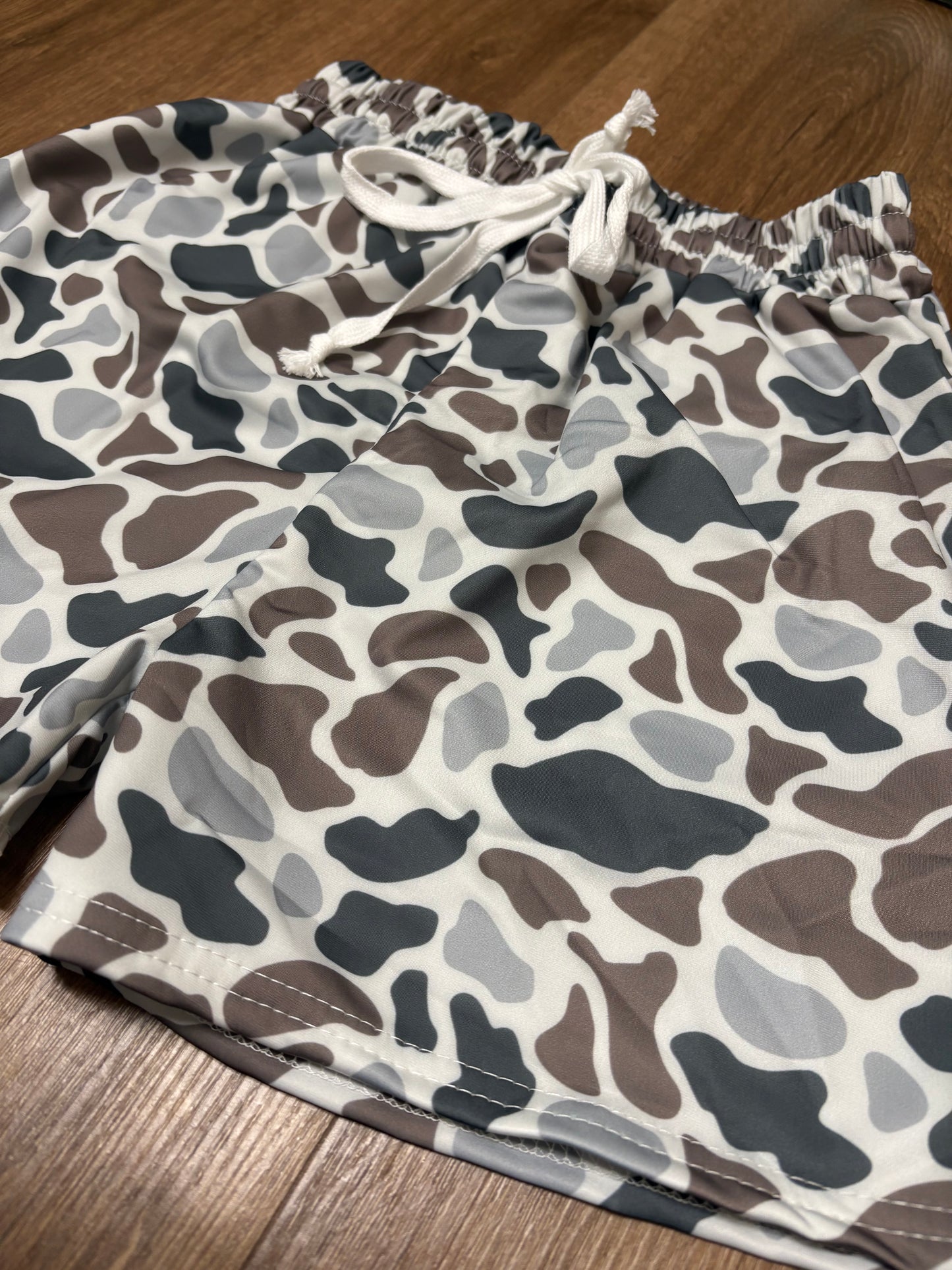Camo Toddler Swim Trunks