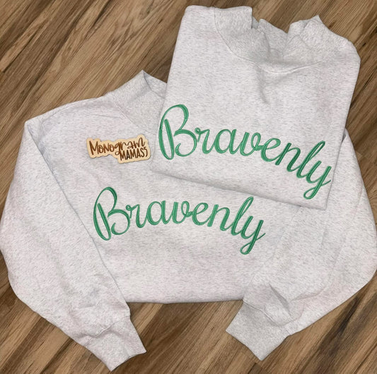 Bravenly Mock Neck Sweatshirt