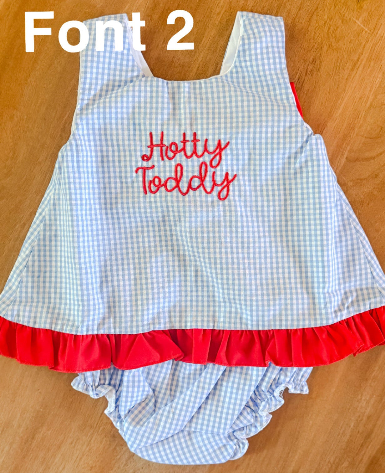 All American Bow Swing Back Short Set