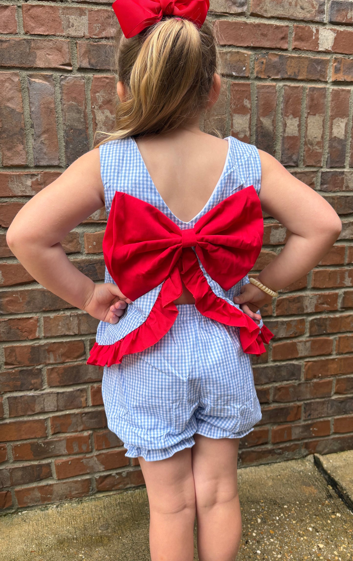 All American Bow Swing Back Short Set